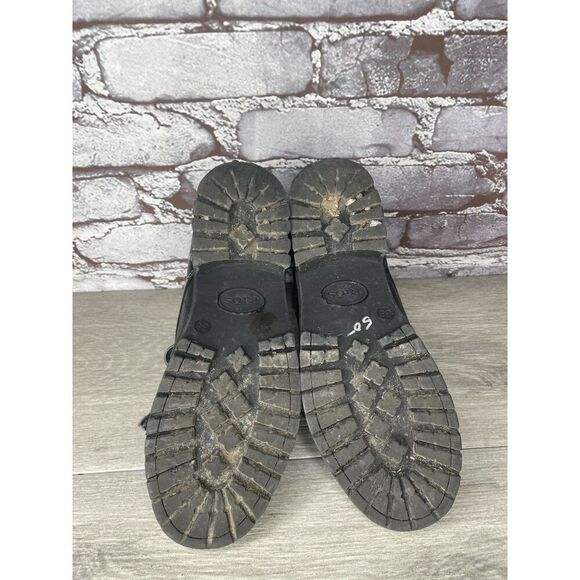 TAOS Footwear Black Leather Lace Up Ankle Combat Boots Women Sz 7.5M US/38EU - Picture 8 of 16